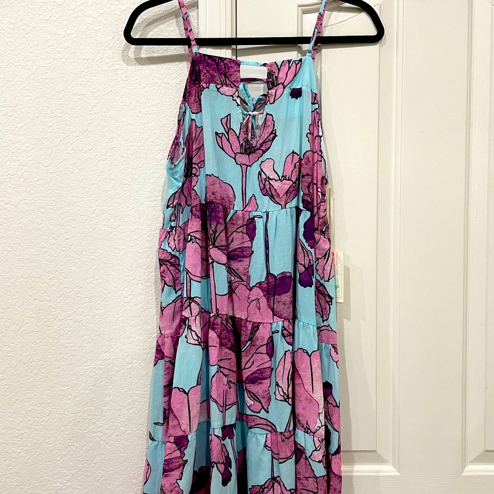 NWT Maaji Floral Aqua Swim Cover Up | Size L